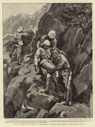 Mit der Tirah-Feldtruppe, ein Vorfall der Nachhutaktion im Bazar-Tal